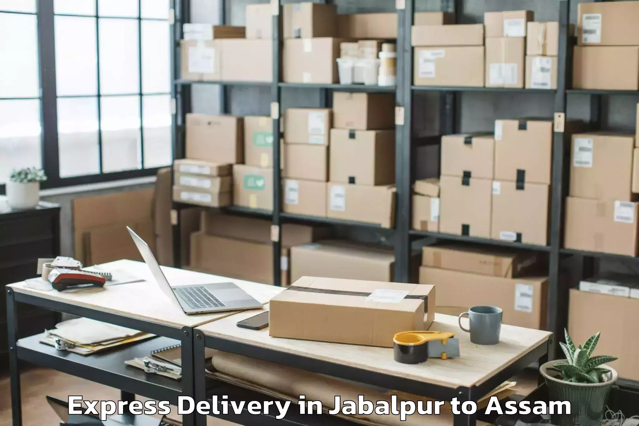 Top Jabalpur to Lakhipur Express Delivery Available